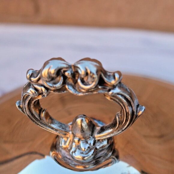 ENGLISH SILVER MFG CORP USA BY LEONARD FOOTED CASSEROLE DISH WITH LID - Picture 4 of 16